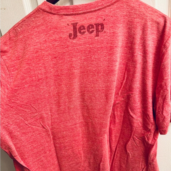 Lucky Brand Jeep Spirit 1941 Cotton/Poly Blend Graphic Heather T-Shirt- Red, XL - Picture 3 of 6